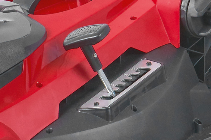 6 hauteurs de coupe réglables Tondeuse MTD LM 40 6 hauteurs de coupe réglables Tondeuse MTD LM 40
