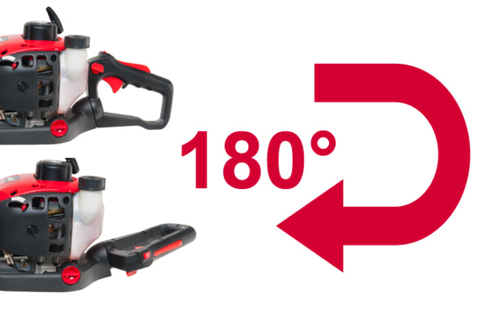 Poignée MTD anti-vibrations orientable à 180° Poignée MTD anti-vibrations orientable à 180°